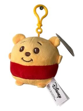 NEW Disney Winnie the Pooh Plush Backpack Clip Key Chain Soft Stuffed Animal